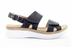 Afb. Detail D van D BLAUW 2 VELCRO SANDAAL PLAT
