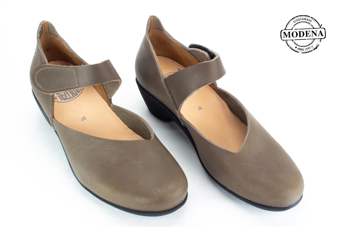 Modena schoenmode - moordrecht - taupe hak