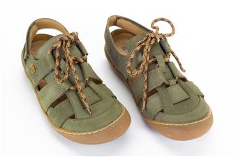 KHAKI VETER OPEN HIEL PAWIKAN