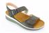 Afb. Detail A van TAUPE SANDAAL SCHUINE RIEM