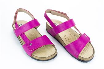 FUCHSIA SANDAAL 2 VELCRO BANDE