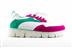 Afb. Detail D van WIT-FUCHSIA-GROEN LAGE SNEAKER