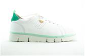 WIT- MINT BOORDJE LAGE SNEAKER - Wit