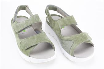 KHAKI SANDAAL VELCRO K-BREEDTE