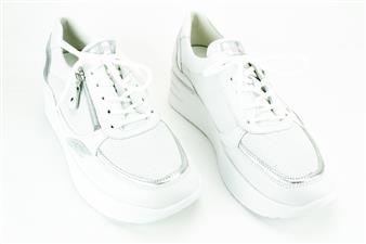 WIT-ZILVER SNEAKER