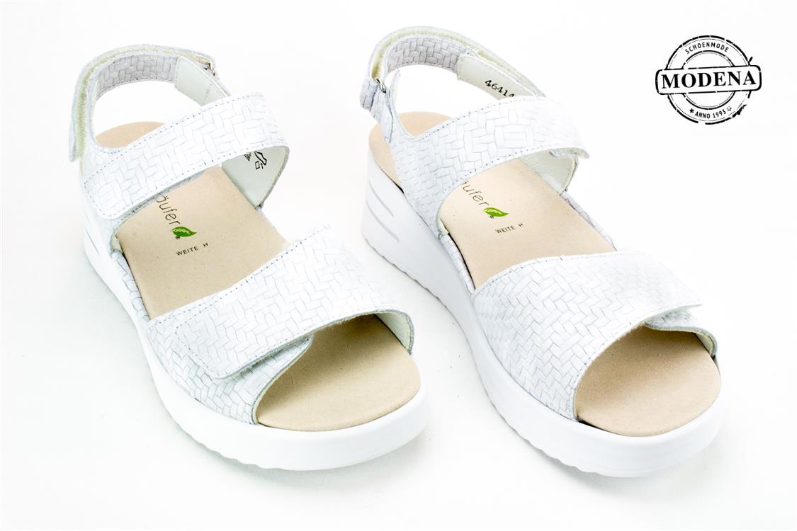 Modena schoenmode - sleehak - wit sandaal sleehak