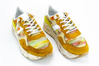 GEEL SNEAKER ELASTIEK