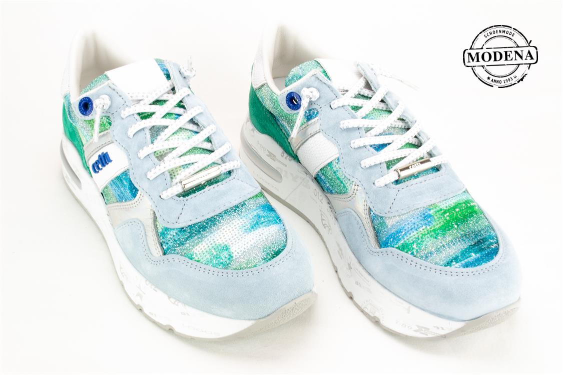 Modena schoenmode - sneaker - groen sneaker
