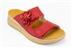 Afb. Detail A van ROOD SLIPPER VELCRO BLOEM