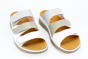 BEIGE MIX SLIPPER 3 VELCRO