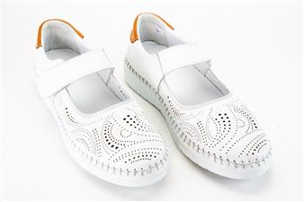 WIT PERFOREE OPEN VELCRO