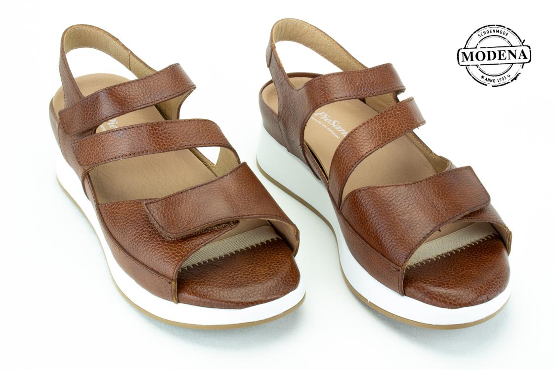 Modena schoenmode - sandaal 3 velcro - camel sandaal 3 velcro