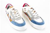 collectie damesschoenen - model BLAUW MIX STEVIGE SNEAKER