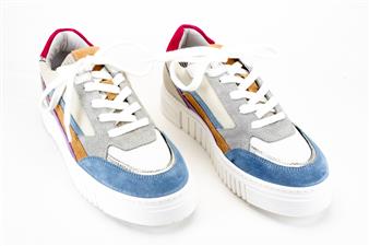 BLAUW MIX STEVIGE SNEAKER