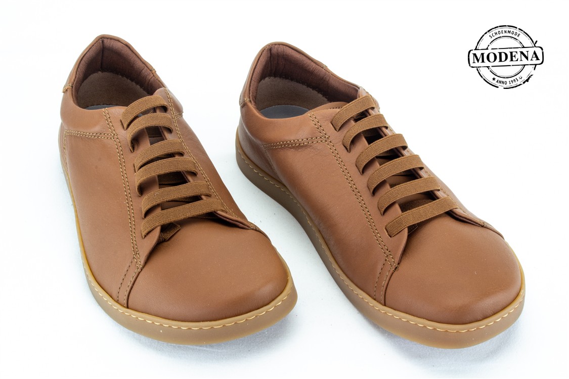 Modena schoenmode - elastiek - camel elastiek