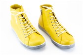 collectie damesschoenen - model GEEL HOGE BASKET