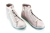 collectie damesschoenen - model MAUVE HOGE BASKET PERFOREE
