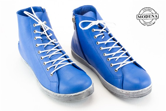 Detailpagina - Ander damesschoenen model: FEL BLAUW HOGE BASKET