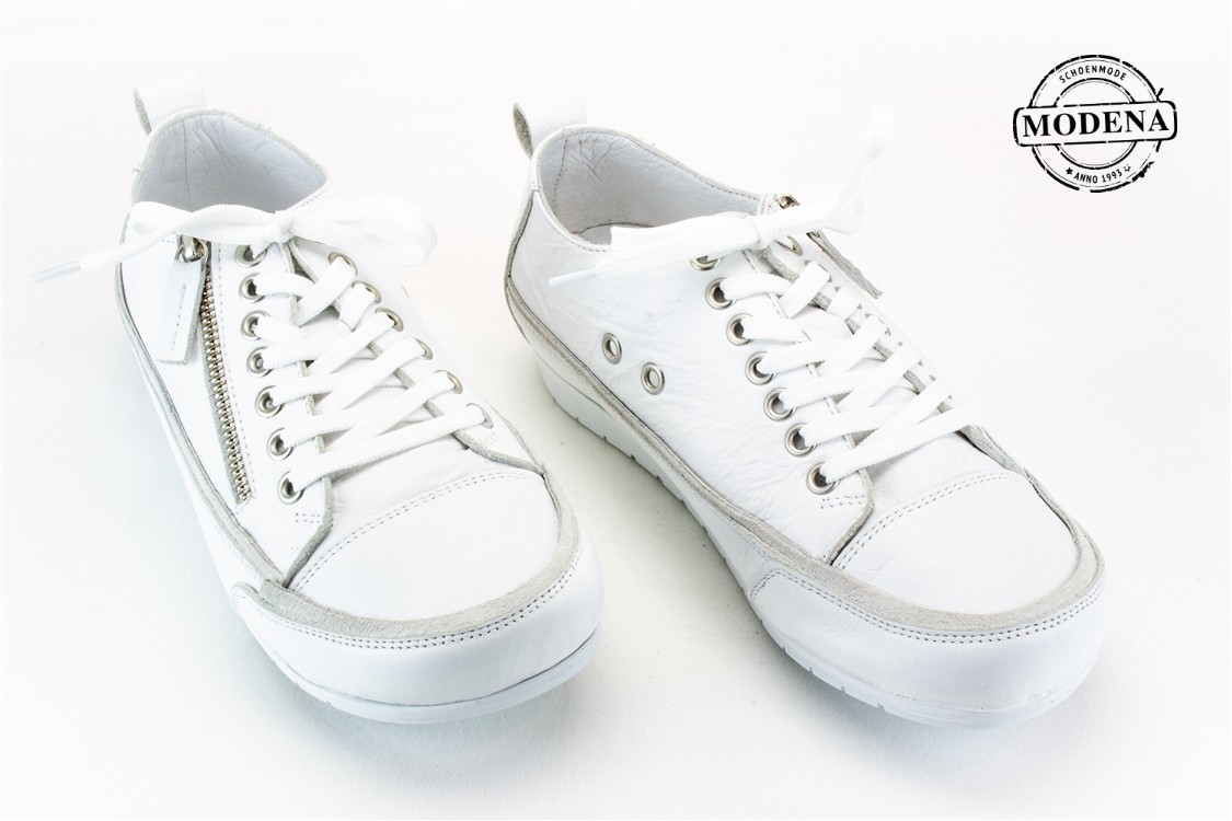 Modena schoenmode - lage witte boord - lage witte-witte boord