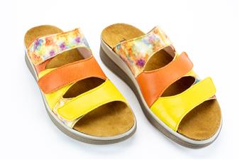 ORANJE MIX SLIPPER 3 VELCRO'S