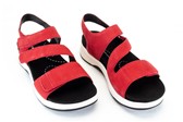 collectie damesschoenen - model ROOD SANDAAL 3 VELCRO
