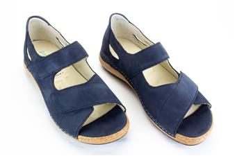 BLAUW SANDAAL TOE HIEL K-BREED