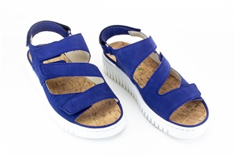 F BLAUW SANDAAL 4 VELCRO