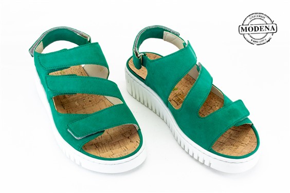 Detailpagina - Ander damesschoenen model: FEL GROEN SANDAAL 4 VELCRO