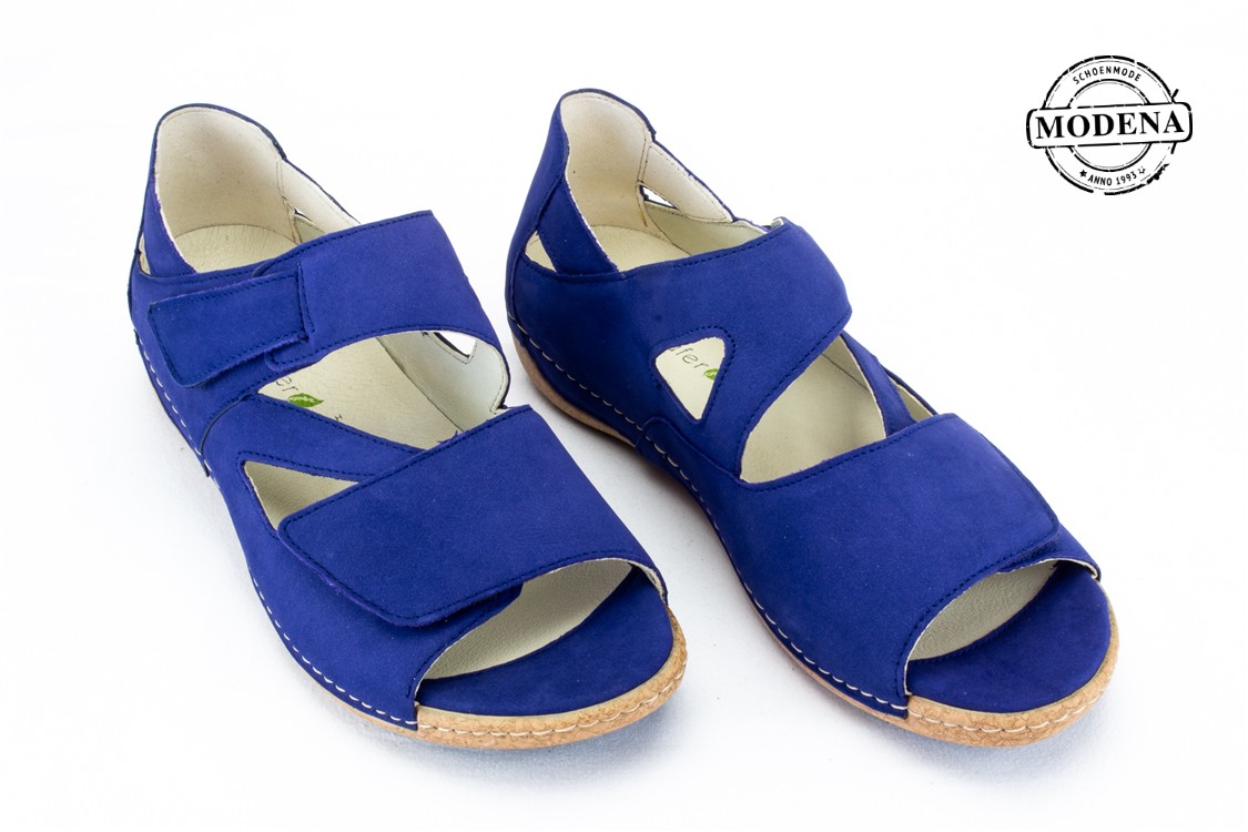 Modena schoenmode - sandaal toe hiel - f blauw sandaal gesloten