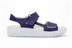 Afb. Detail D van BLAUW LINNEN SANDAAL VELCRO