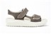 Afb. Detail D van TAUPE LINNEN SANDAAL VELCRO