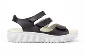 ZWART SANDAAL 3 VELCRO - Zwart