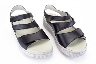 ZWART SANDAAL 3 VELCRO