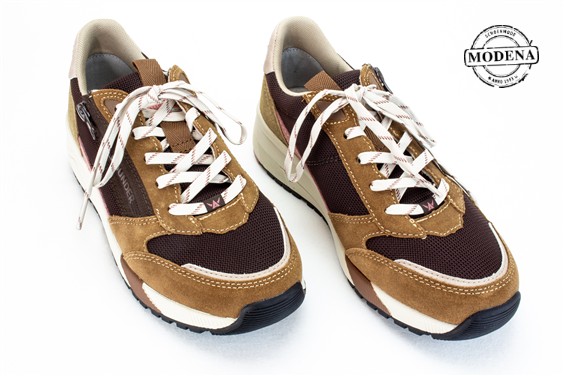 Detailpagina - Ander damesschoenen model: BRUIN MIX SNEAKER RITS