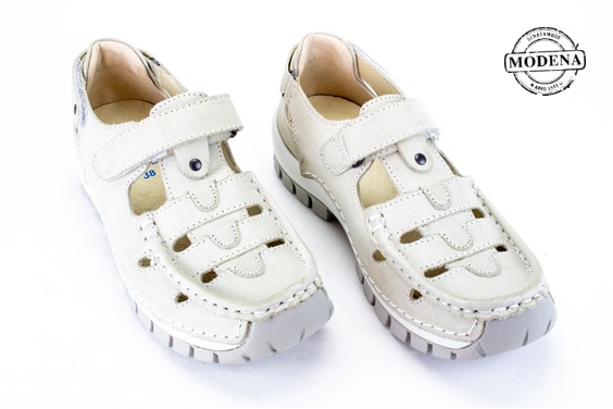 Detailpagina - Ander damesschoenen model: BEIGE VELCRO MOVE