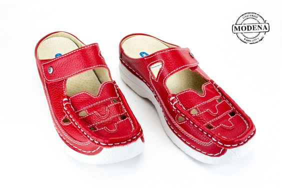 Detailpagina - Ander damesschoenen model: ROOD MUIL VELCRO
