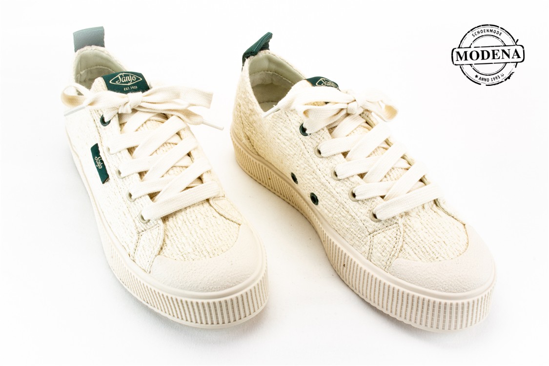 Modena schoenmode - basket - ecru tweed basket