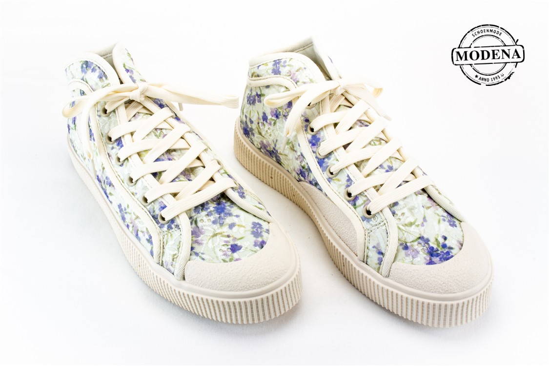 Modena schoenmode - basket - lavendel hoge basket