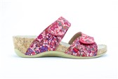 ROOD PRINTJE SLIPPER - Rood