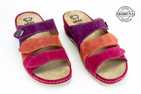 Detailpagina - Ander damesschoenen model: BORDO MIX SLIPPER