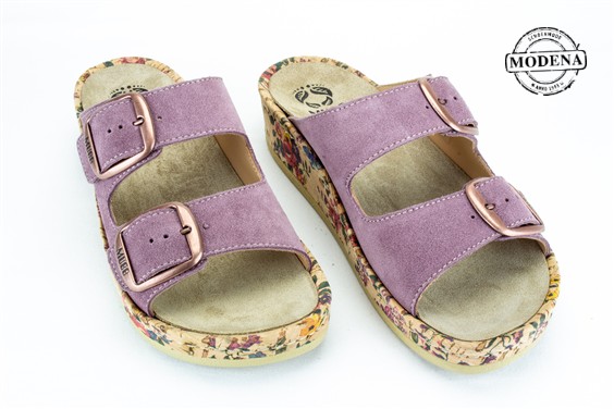 Detailpagina - Ander damesschoenen model: PAARS SLIPPER BLOEMEKES-ZOOL