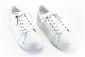 collectie damesschoenen - model WIT LAGE SNEAKER ZIJ-RITS