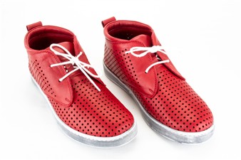 ROOD HALFHOGE PERFOREE