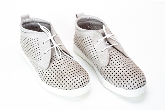 TAUPE HALFHOGE BASKET PERFOREE