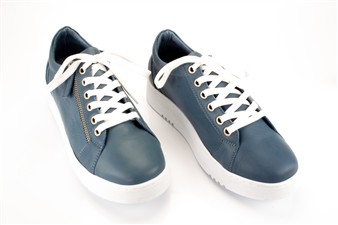 INF BLUE LAGE SNEAKER ZIJ-RITS