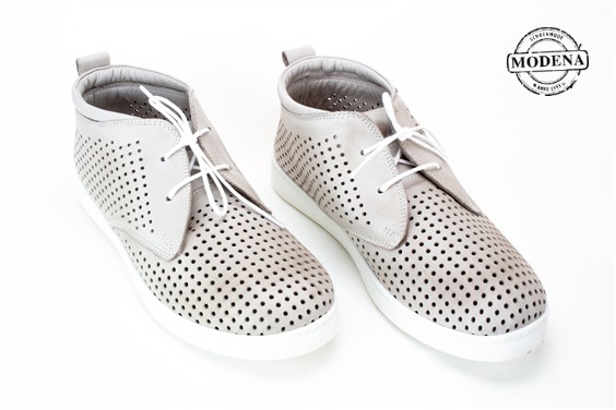 Detailpagina - Ander damesschoenen model: TAUPE HALFHOGE BASKET PERFOREE