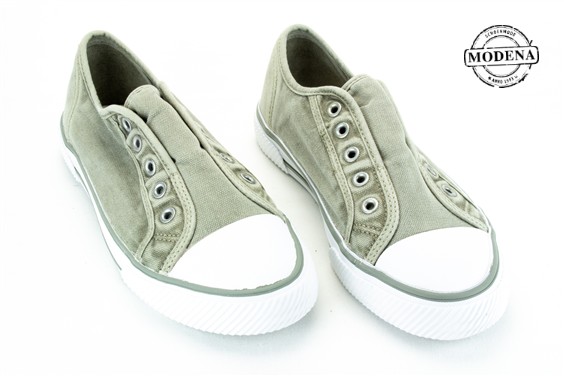 Detailpagina - Ander damesschoenen model: TAUPE STOF INSTAPPER BASKET