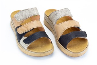 ZWART MIX SLIPPER 3 VELCRO