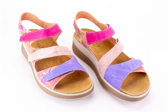 FUXIA MIX SANDAAL 3 VELCRO
