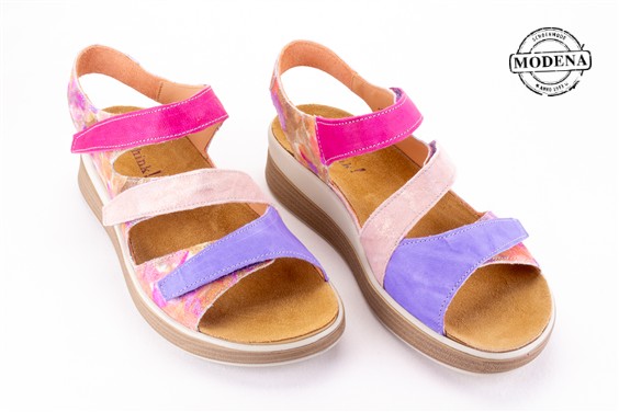 Detailpagina - Ander damesschoenen model: FUXIA MIX SANDAAL 3 VELCRO